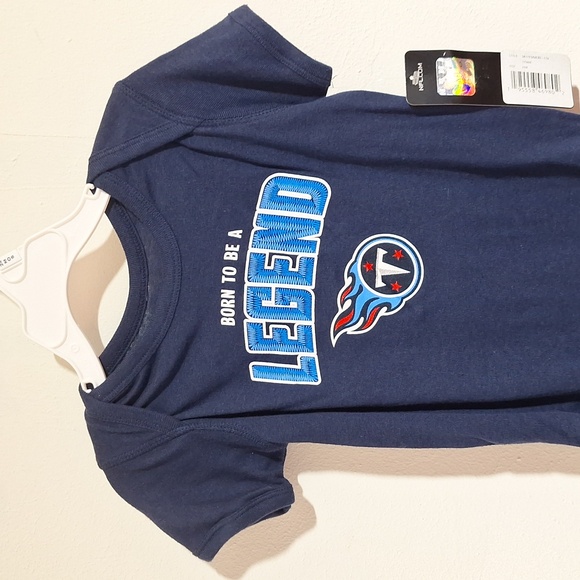 Tennessee Titans Outer Stuff Navy One Piece Bottom Buttons 24 Months - Picture 3 of 14